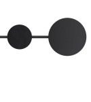 Step into Design Ścienna CLEX-2 LED Czarny Mat 120cm Step into Design Ścienna CLEX-2 LED Czarny Mat 120cm