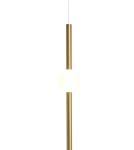 Lampy wiszące designerskie - Step into Design Wisząca O-LINE LED 93cm Mosiądz - product 4