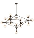 Step into Design Lampa wisząca ASTRIFERO-15 transparentno czarna 110cm (ST-9047-15 transparent) Step into Design Lampa wisząca ASTRIFERO-15 transparentno czarna 110cm (ST-9047-15 transparent)