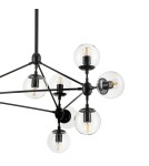 Step into Design Lampa wisząca ASTRIFERO-15 transparentno czarna 110cm (ST-9047-15 transparent) Step into Design Lampa wisząca ASTRIFERO-15 transparentno czarna 110cm (ST-9047-15 transparent)