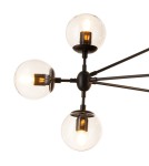 Step into Design Lampa wisząca ASTRIFERO-15 transparentno czarna 110cm (ST-9047-15 transparent) Step into Design Lampa wisząca ASTRIFERO-15 transparentno czarna 110cm (ST-9047-15 transparent)