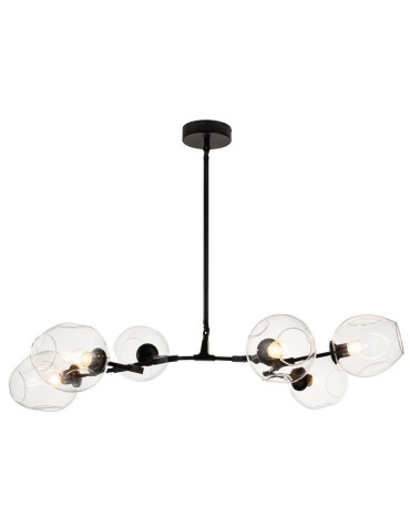 Step into Design Lampa wisząca MODERN ORCHID-6 transparentno czarna 130cm (ST-1232-6 TRANSPARENT)