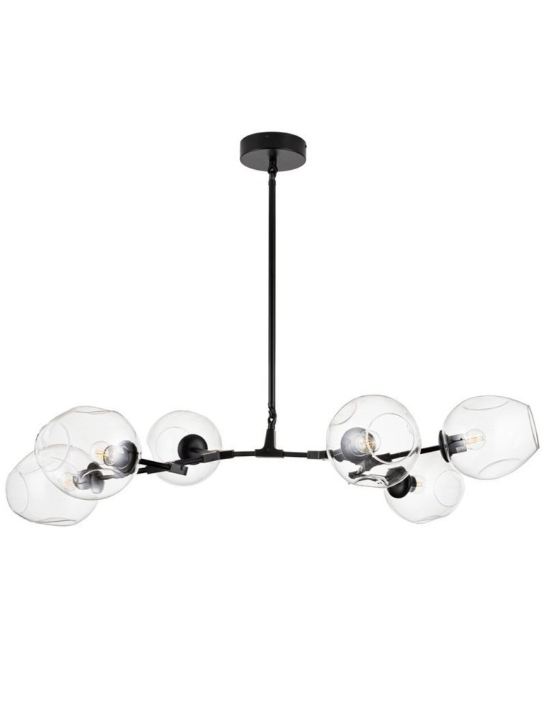 Step into Design Lampa wisząca MODERN ORCHID-6 transparentno czarna 130cm (ST-1232-6 TRANSPARENT) Step into Design Lampa wisząca MODERN ORCHID-6 transparentno czarna 130cm (ST-1232-6 TRANSPARENT)