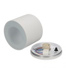 Lampy zewnętrzne sufitowe - Nowodvorski HEXA Zewnętrzna Sufitowa Plafon Max moc 1x35W GU10 IP44 Biały 9564 - product 3