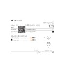 Plafony - Azzardo SKYE LED 12W 950lm 3000K Biały Sufitowa AZ4517 - produkt 4