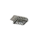 Lampy podtynkowe - oczka - Azzardo ESTER SQUARE 1 1xGU10 Czarny Wpuszczana AZ4411 - product 1