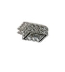 Lampy podtynkowe - oczka - Azzardo ESTER SQUARE 2 1xGU10 Czarny Wpuszczana AZ4414 - produkt 1
