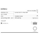 Lampy podtynkowe - oczka - Azzardo ESTER ROUND 2 1xGU10 Czarny Wpuszczana AZ4176 - produkt 4