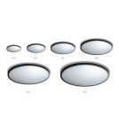 Plafony okrągłe - Azzardo MALTA R23 LED 18W 1600lm 4000K Czarny Sufitowa AZ4240 - produkt 2