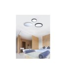 Plafony okrągłe - Azzardo MALTA R50 LED 42W 3400lm 3000K Czarny Sufitowa AZ4251 - produkt 2