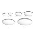 Plafony duże - Azzardo MALTA R60 LED 48W 4400lm 4000K Biały Sufitowa AZ4254 - produkt 3