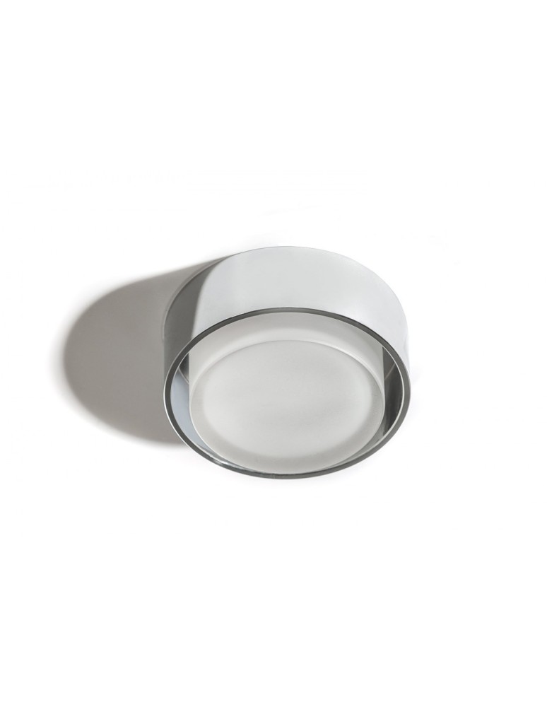 Lampy podtynkowe hermetyczne - Azzardo KASTORIA LED IP44 7W 550lm 3000K Chrom Wpuszczana AZ4391 - produkt kolory-swiatla.pl 1