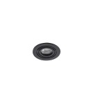Lampy podtynkowe - oczka - Azzardo CARLO 1xGU10 Czarny Wpuszczana AZ4141 - produkt 1