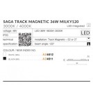 Lampy do szyn magnetycznych - Azzardo SAGA TRACK MAGNETIC 36W 1800lm 3000K Czarny AZ4611 - produkt 4