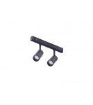 Lampy do szyn magnetycznych - Azzardo NIKKI 2 TRACK MAGNETIC 2x3W 2x350lm 3000K Czarny Reflektor AZ4592 - product 1