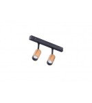 Lampy do szyn magnetycznych - Azzardo NIKKI 2 TRACK MAGNETIC 2x3W 2x350lm 3000K Złoty/Czarny Reflektor AZ4594 - product 1