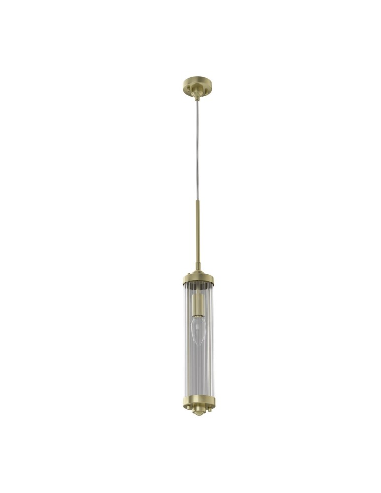 Lampy wiszące - Orlicki Design Fiatto l Old Gold 1xE14 max 12W LED 230V Złoty satynowy|Transparentny OR84368 - produkt kolory-swiatla.pl 1