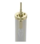 Lampy wiszące - Orlicki Design Fiatto l Old Gold 1xE14 max 12W LED 230V Złoty satynowy|Transparentny OR84368 - product 4