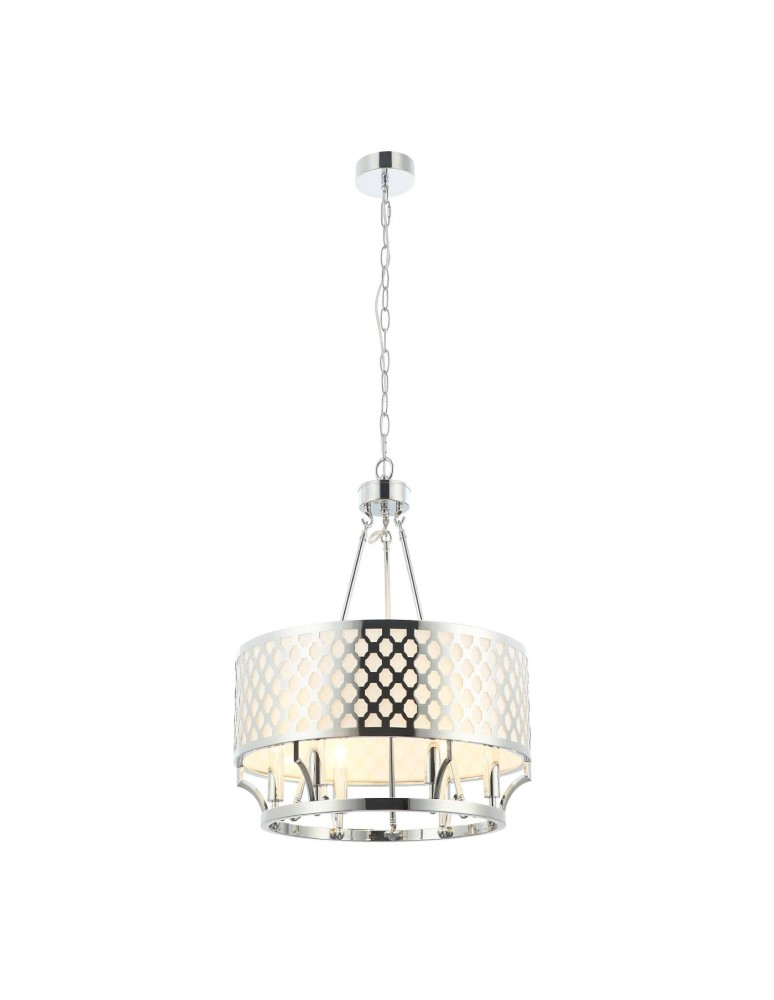 Orlicki Design Verno Cromo 6xE14 max 12W LED 230V Chrom|Biały kremowy OR84375