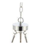 Lampy wiszące w stylu Hampton - Orlicki Design Verno Cromo 6xE14 max 12W LED 230V Chrom|Biały kremowy OR84375 - product 4