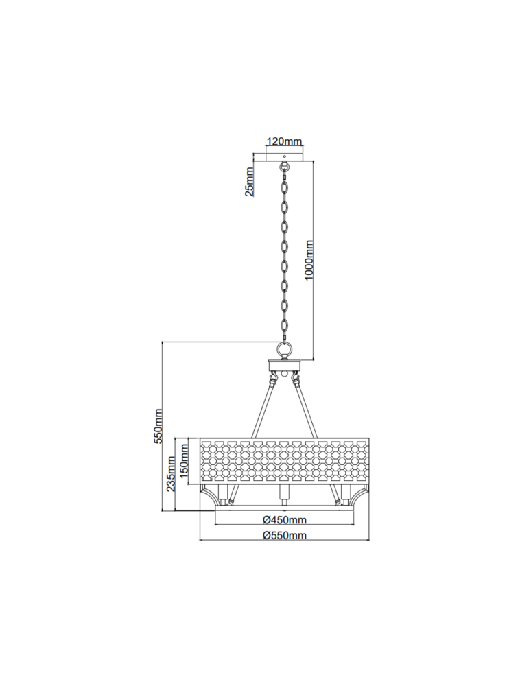 Orlicki Design Verno Cromo 6xE14 max 12W LED 230V Chrom|Biały kremowy OR84375