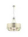 Orlicki Design Verno Old Gold 6xE14 max 12W LED 230V Złoty satynowy|Biały kremowy OR84382
