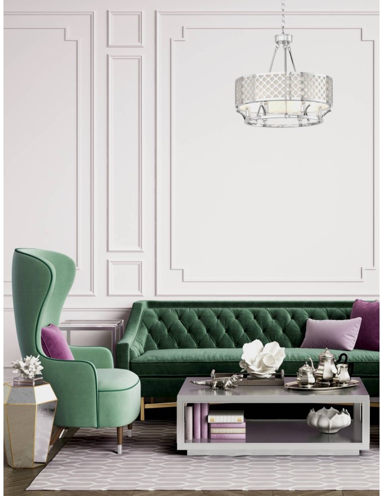 Orlicki Design Verno Old Gold 6xE14 max 12W LED 230V Złoty satynowy|Biały kremowy OR84382