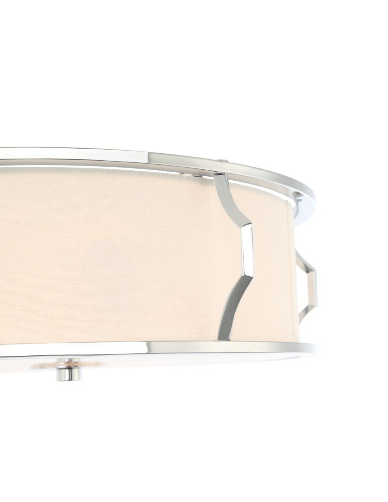 Orlicki Design Pirelo PL Cromo 3xE14 max 12W LED 230V Chrom|Biały kremowy OR84399