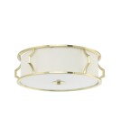 Lampy sufitowe Hampton - Orlicki Design Pirelo PL Old Gold 3xE14 max 12W LED 230V Złoty satynowy|Biały kremowy OR84405 - product 1
