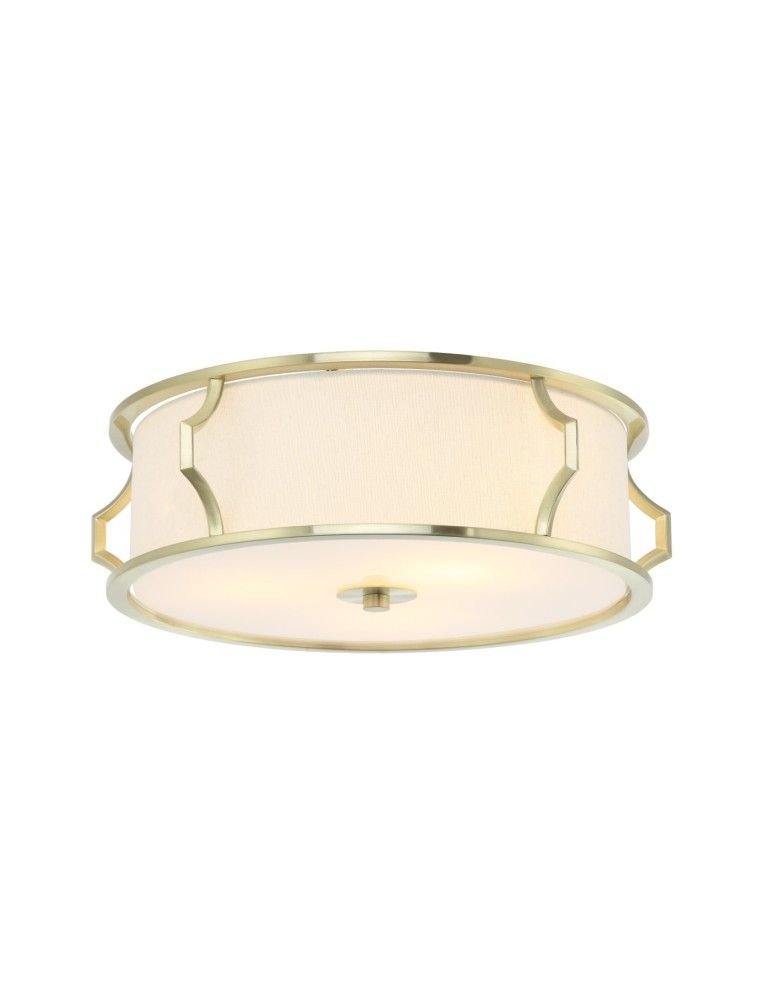 Orlicki Design Pirelo PL Old Gold 3xE14 max 12W LED 230V Złoty satynowy|Biały kremowy OR84405