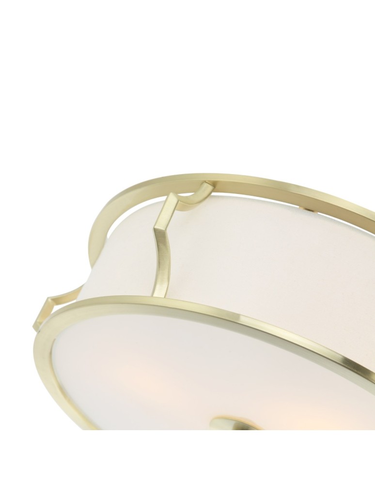Orlicki Design Pirelo PL Old Gold 3xE14 max 12W LED 230V Złoty satynowy|Biały kremowy OR84405