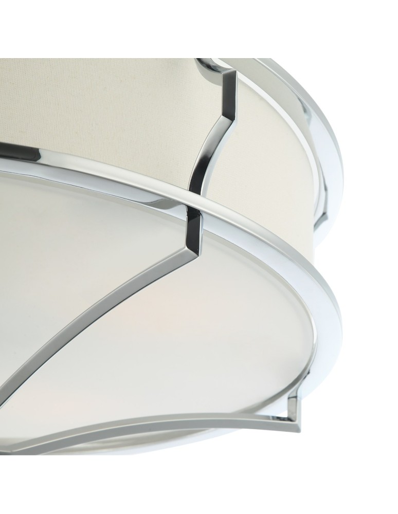 Orlicki Design Stesso PL Cromo M 4xE27 max 12W LED 230V Chrom|Biały kremowy|Biały matowy OR84412