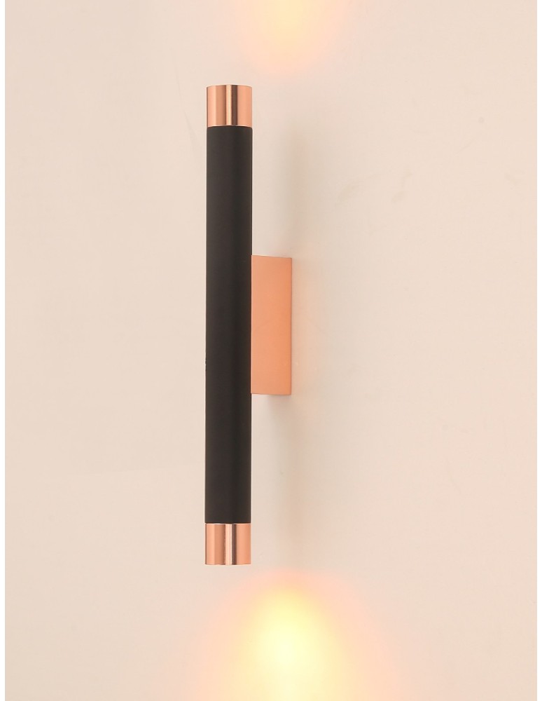 Orlicki Design Q Parette Nero / Rose Gold 2xG9 max 3,5W LED 230V Czarny|Złoty różowy OR84580