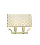 Kinkiety z abażurem - Orlicki Design Verno Parette Old Gold 2xE14 max 12W LED 230V Złoty satynowy|Biały kremowy OR84603 - product 1