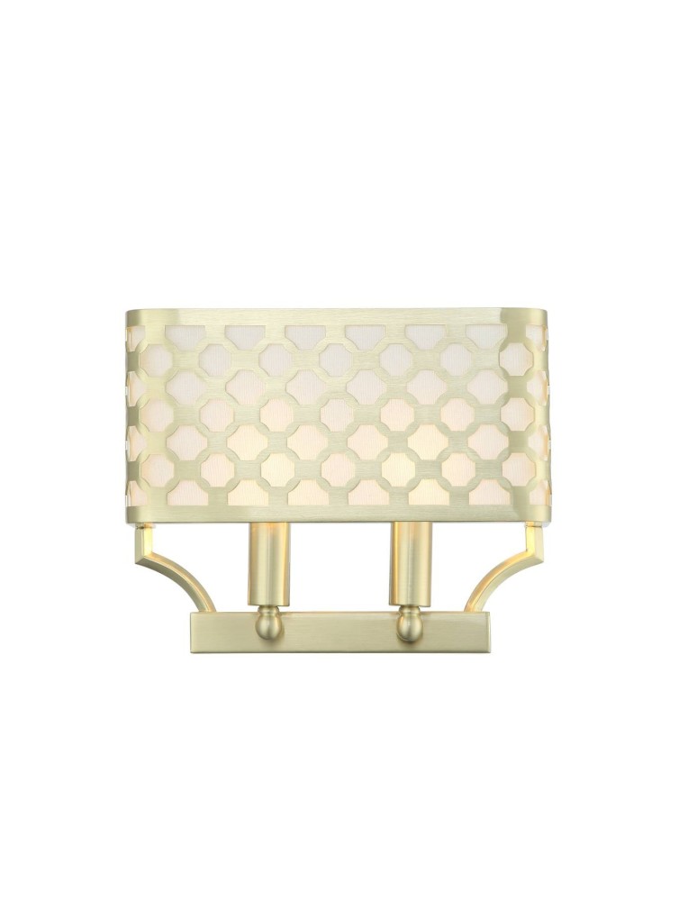Kinkiety z abażurem - Orlicki Design Verno Parette Old Gold 2xE14 max 12W LED 230V Złoty satynowy|Biały kremowy OR84603 - produkt kolory-swiatla.pl 1