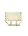 Orlicki Design Verno Parette Old Gold 2xE14 max 12W LED 230V Złoty satynowy|Biały kremowy OR84603