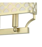 Kinkiety z abażurem - Orlicki Design Verno Parette Old Gold 2xE14 max 12W LED 230V Złoty satynowy|Biały kremowy OR84603 - product 4