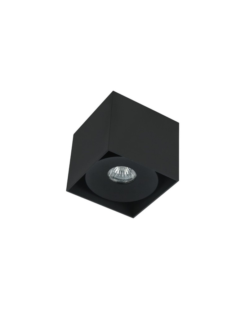 Oprawy sufitowe na wymienne źródło światła - Orlicki Design Cardi l Small Nero 1xGU10 max 8W LED 230V Czarny OR84641 - produkt kolory-swiatla.pl 1