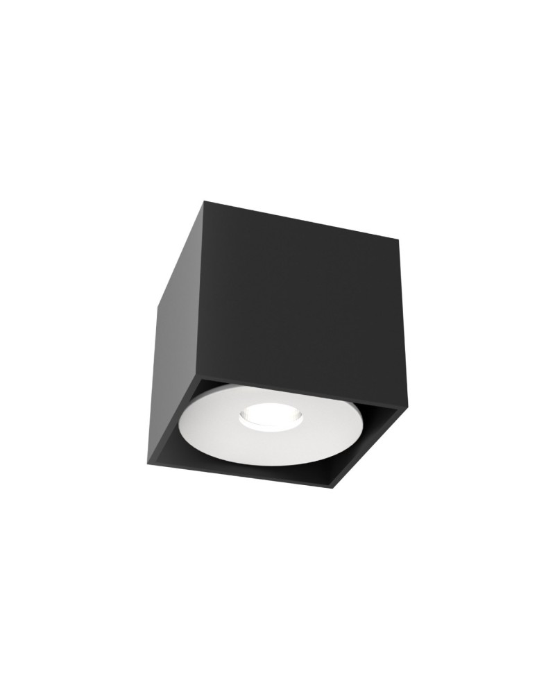 Oprawy sufitowe na wymienne źródło światła - Orlicki Design Cardi l Small Nero / Bianco 1xGU10 max 8W LED 230V Czarny|Biały  OR84658 - produkt kolory-swiatla.pl 1