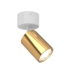 Reflektory sufitowe - Orlicki Design Kika Mobile Bianco / Gold 1xGU10 max 8W LED 230V Biały|Złoty OR84689 - produkt 1