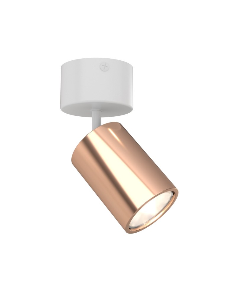 Reflektory sufitowe - Orlicki Design Kika Mobile Bianco / Rose Gold 1xGU10 max 8W LED 230V Biały|Różowe złoto OR84696 - produkt kolory-swiatla.pl 1