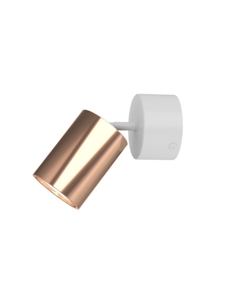 Reflektory sufitowe - Orlicki Design Kika Mobile Bianco / Rose Gold 1xGU10 max 8W LED 230V Biały|Różowe złoto OR84696 - produkt kolory-swiatla.pl 2