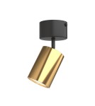 Reflektory sufitowe - Orlicki Design Kika Mobile Nero / Gold 1xGU10 max 8W LED 230V Czarny|Złoty OR84719 - produkt 1