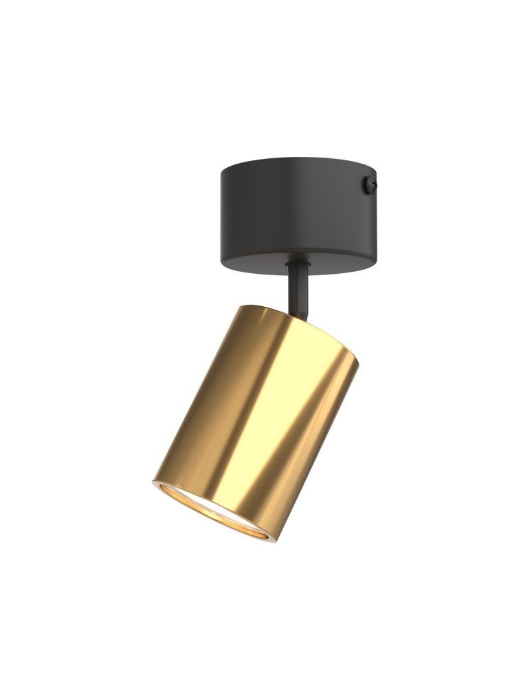 Reflektory sufitowe - Orlicki Design Kika Mobile Nero / Gold 1xGU10 max 8W LED 230V Czarny|Złoty OR84719 - produkt kolory-swiatla.pl 1
