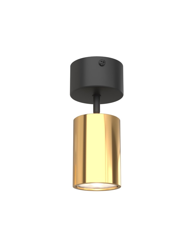 Reflektory sufitowe - Orlicki Design Kika Mobile Nero / Gold 1xGU10 max 8W LED 230V Czarny|Złoty OR84719 - produkt kolory-swiatla.pl 3