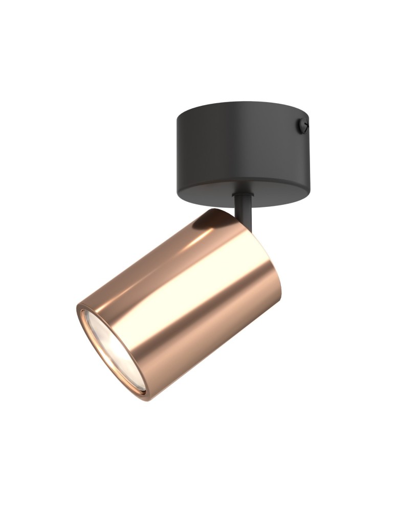 Reflektory sufitowe - Orlicki Design Kika Mobile Nero / Rose Gold 1xGU10 max 8W LED 230V Czarny|Różowe złoto OR84726 - produkt kolory-swiatla.pl 1