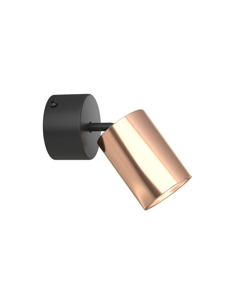 Reflektory sufitowe - Orlicki Design Kika Mobile Nero / Rose Gold 1xGU10 max 8W LED 230V Czarny|Różowe złoto OR84726 - produkt kolory-swiatla.pl 2