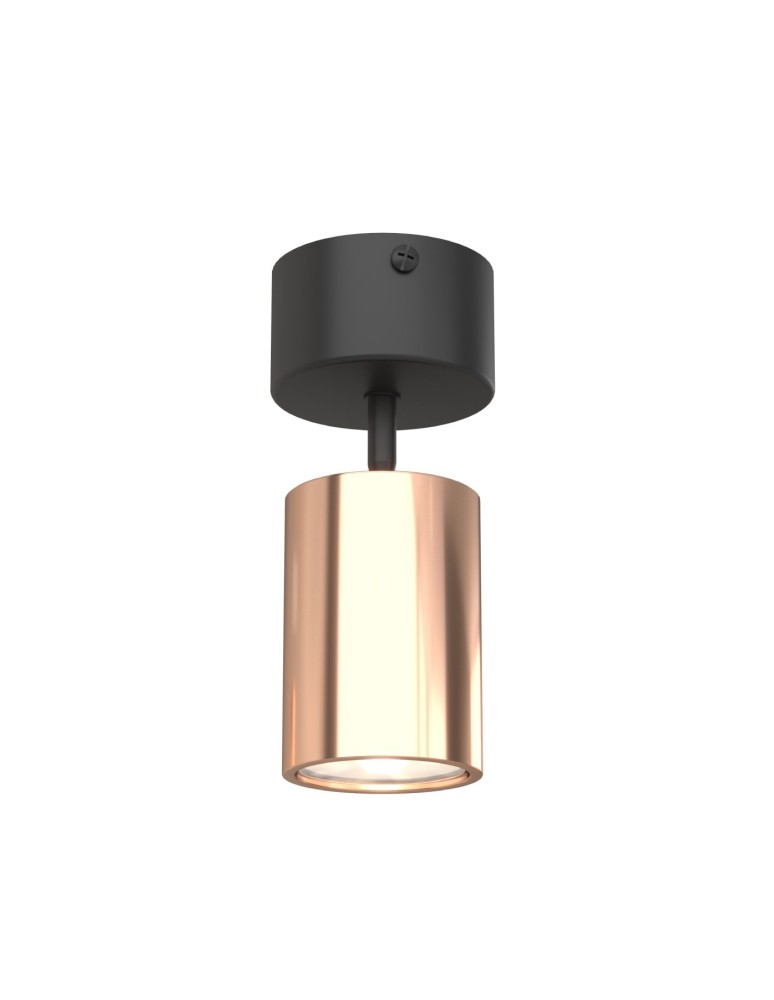 Reflektory sufitowe - Orlicki Design Kika Mobile Nero / Rose Gold 1xGU10 max 8W LED 230V Czarny|Różowe złoto OR84726 - produkt kolory-swiatla.pl 3