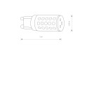 Żarówki LED G9 230V - Nowodvorski BULB LED G9 4W 3000K Źródła światła G9 moc 4W LED 7503 - product 2