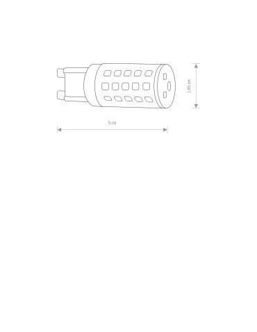 Nowodvorski BULB LED G9, 4W Źródła światła i akcesoria G9 Max moc 4W LED 7503 - produkt 2